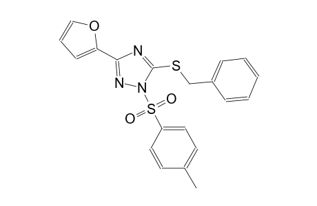 1H-1,2,4-triazole, 3-(2-furanyl)-1-[(4-methylphenyl)sulfonyl]-5-[(phenylmethyl)thio]-