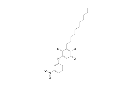 5-(3-NITRO-ANILINE)-EMBELIN;5-(3-NITRO-PHENYLAMINO)-2-HYDROXY-3-UNDECYL-1,4-BENZOQUINONE