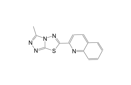 Quinoline, 2-(3-methyl[1,2,4]triazolo[3,4-b][1,3,4]thiadiazol-6-yl)-