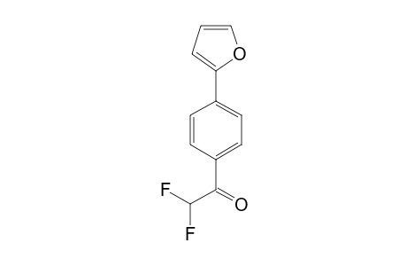 2,2-difluoro-1-(4-furan-2-ylphenyl)ethanone