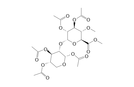 1,3,4-TRI-O-ACETYL-2-O-(METHYL-2,3-DI-O-ACETYL-4-O-METHYL-ALPHA-D-GLUCOPYRANOSYLURONATE)-ALPHA-D-XYLOPYRANOSE