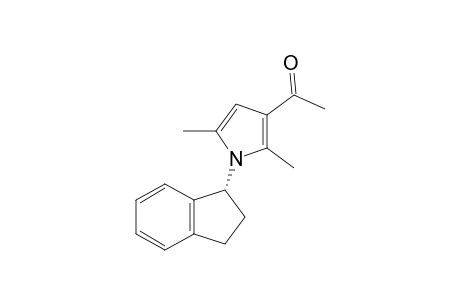 (R)-(-)-1-[1-Indan-1-yl-2,5-dimethyl-1H-pyrrol-3-yl]ethanone