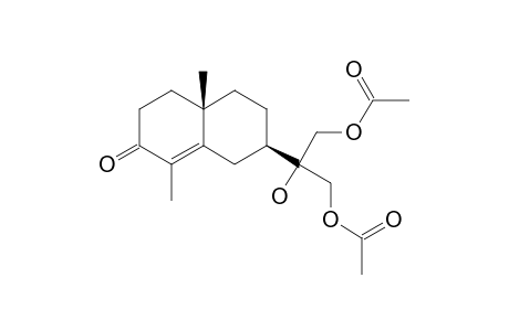 3-OXO-12,13-DIACETOXY-11-HYDROXY-EUDESM-4-ENE