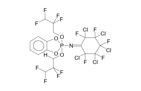 2,2-BIS(2,2,3,3-TETRAFLUOROPROPOXY)-2-(2,3,4,5,6-PENTAFLUORO-2,3,4,5,6-PENTACHLOROCYCLOHEXYLIDENAMINO)-4,5-BENZO-1,3,2-DIOXAPHOSPHOLANE