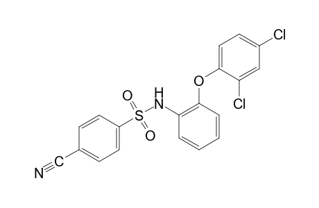 4-cyano-2'-(2,4-dichlorophenoxy)benzenesulfonanilide