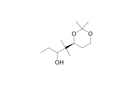 (3RS)-2-((4S)-2,2-Dimethyl-[1,3]dioxan-4-yl)-2-methylpentan-3-ol isomer