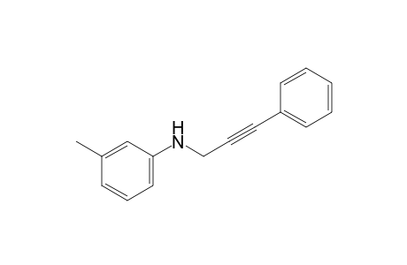 N-(3-Phenylprop-2-yn-1-yl)-3-methylaniline