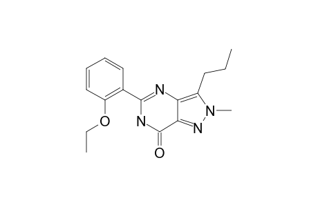 5-(2-ETHOXYPHENYL)-2-METHYL-3-PROPYL-6,7-DIHYDRO-2H-PYRAZOLO-[4,3-D]-PYRIMIDIN-7-ONE