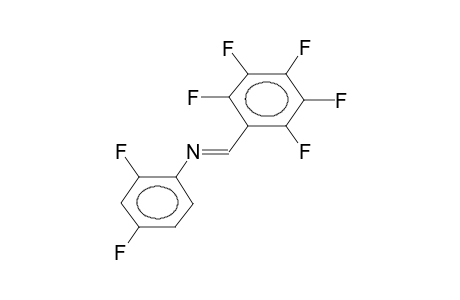 2,4-DIFLUORO-N-(PENTAFLUOROBENZYLIDEN)ANILINE