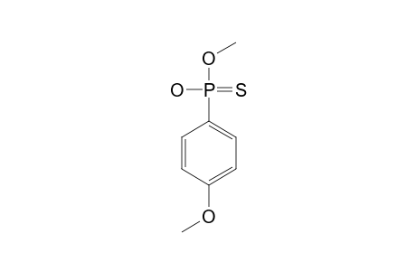 O-METHYL-HYDROGEN-(4-METHOXYPHENYL)-PHOSPHONOTHIOATE