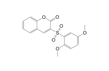 2H-1-benzopyran-2-one, 3-[(2,5-dimethoxyphenyl)sulfonyl]-