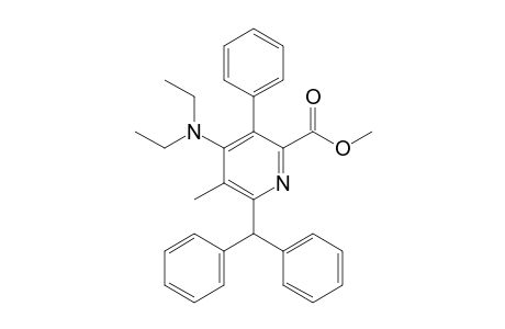 4-(N,N-Diethylamino)-6-methoxycarbonyl-3-methyl-5-phenyl-2-diphenylmethylpyridine