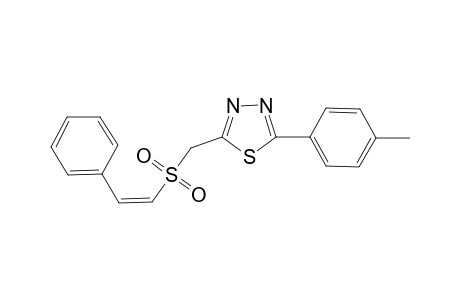 2-[(STYRYLSULFONYL)-METHYL]-5-PARA-TOLYL-1,3,4-THIADIAZOLE