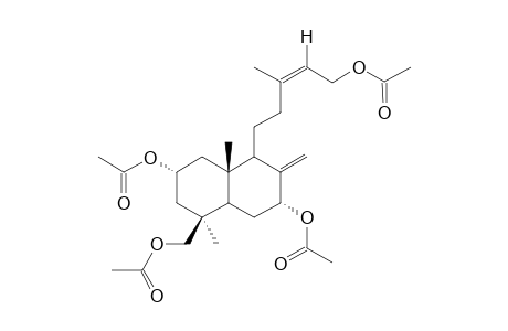 2-ALPHA,7-ALPHA,15,19-TETRAACETOXY-LABDA-8(17),(13Z)-DIENE