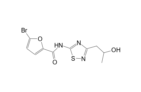 5-bromo-N-[3-(2-hydroxypropyl)-1,2,4-thiadiazol-5-yl]-2-furamide