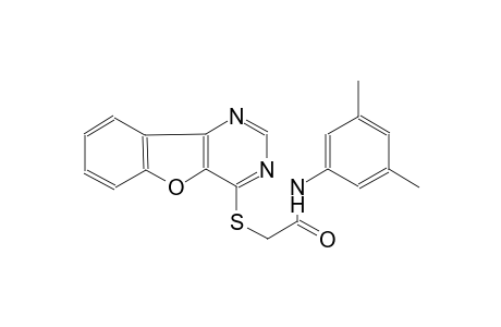 2-([1]benzofuro[3,2-d]pyrimidin-4-ylsulfanyl)-N-(3,5-dimethylphenyl)acetamide