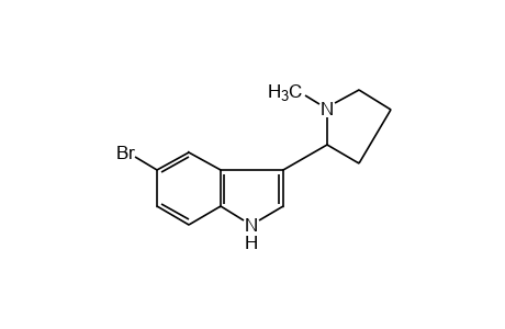 5-bromo-3-(1-methyl-2-pyrrolidinyl)indole