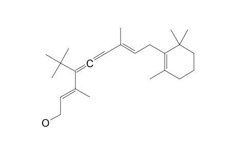 (2E,7E)-4-TERT.-BUTYL-3,7-DIMETHYL-9-(2,6,6-TRIMETHYLCYCLOHEX-1-EN-1-YL)-NONA-2,4,5,7-TETRAEN-1-OL