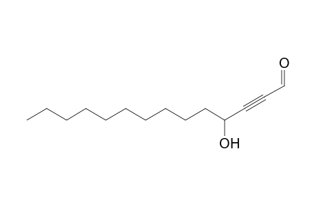 2-Tetradecynal, 4-hydroxy-