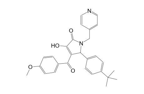 2H-pyrrol-2-one, 5-[4-(1,1-dimethylethyl)phenyl]-1,5-dihydro-3-hydroxy-4-(4-methoxybenzoyl)-1-(4-pyridinylmethyl)-