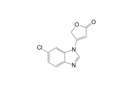 4-(6-CHLORO-1H-BENZO-[D]-IMIDAZOL-1-YL)-2,5-DIHYDRO-2-FURANONE