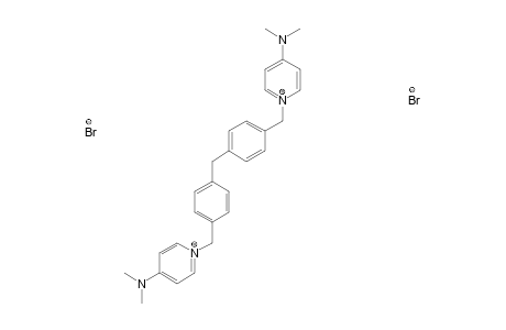 1,1'-[METHYLENEBIS-(BENZENE-1,4-DIYLMETHYLENE)]-BIS-[(4-DIMETHYLAMINO)-PYRIDINIUM]-DIBROMIDE