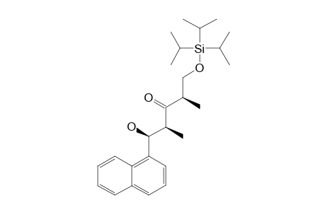 (1R,2R,4S)-5-TRIISOPROPYLSILYLOXY-2,4-DIMETHYL-1-HYDROXY-1-(1-NAPHTHYL)-3-PENTANONE