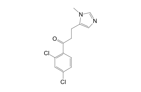 1-(2,4-DICHLOROPHENYL)-3-(1-METHYL-5-IMIDAZOLYL)-1-PROPANONE