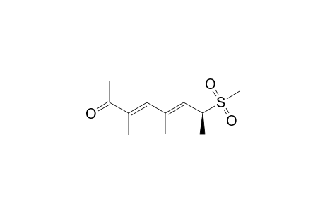 (+/-)-(3-E,5-E,7-R/S)-3,5-DIMETHYL-7-[(METHYL)-SULFONYL]-OCTA-3,5-DIEN-2-ONE