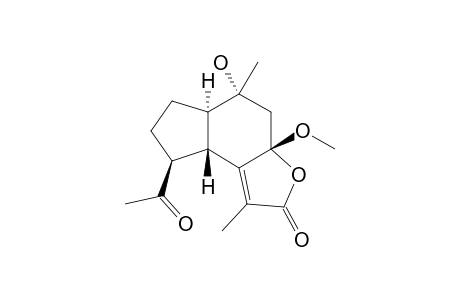 8-ALPHA-HYDROXY-6-BETA-METHOXY-14-OXO-OPLOP-6,12-OLIDE