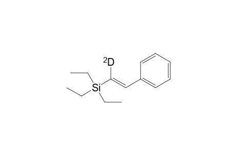 (E)-Triethyl(2-phenylethenyl-1-d)silane