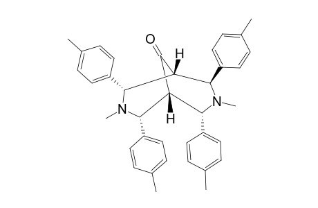 2,4,6,8-TETRA-(PARA-TOLYL)-3,7-DIMETHYL-3,7-DIAZABICYCLO-[3.3.1]-NONAN-9-ONE