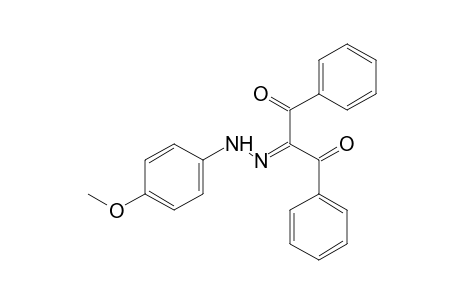 1,3-diphenyl-1,2,3-propanetrione, 2-(p-methoxyphenyl)hydrazone