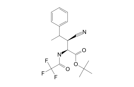 SYN,SYN-2-(TRIFLUORACETYL)-AMINO-3-CYANO-4-PHENYLPENTANOIC-ACID-TERT.-BUTYLESTER