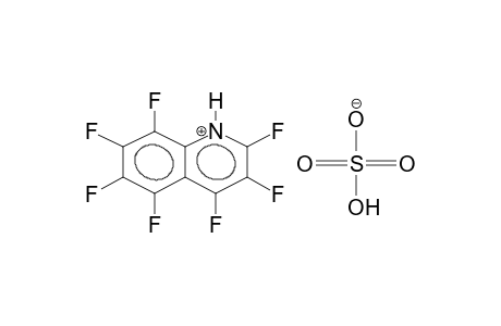 HEPTAFLUOROQUINOLINIUM SULPHATE