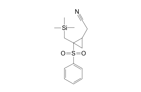 (1S)-(2-(PHENYLSULFONYL)-2-[(TRIMETHYLSILYL)-METHYL]-CYCLOPROPYL)-ACETONITRILE