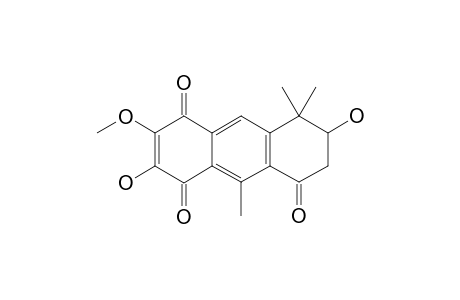 3,7-DIHYDROXY-2-METHOXY-8,8,10-TRIMETHYL-7,8-DIHYDRO-6-H-ANTRACEN-1,4,5-TRIONE