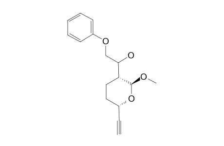 1-[(2S,3R,6S)-6-ETHYNYL-2-METHOXYTETRAHYDRO-2H-PYRAN-3-YL]-2-PHENOXYETHAN-1-OL