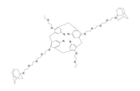 5,11,17,23-TETRAAMINO-25,27-BIS-(2-ETHOXYETHOXY)-26,28-BIS-(2-(2-(2-(2-(ADAMANTYL-1-OXY)-ETHOXY)-ETHOXY)-ETHOXY)-ETHOXY)-CALIX-[4]-ARENE