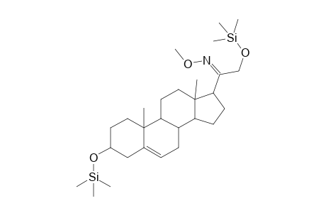 17-alpha-20-alpha-dihydroxy-4-pregnen-3-one, 2TMS, 1MEOX