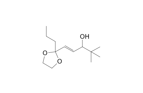 (1E)-4,4-dimethyl-1-(2-propyl-1,3-dioxolan-2-yl)-1-penten-3-ol