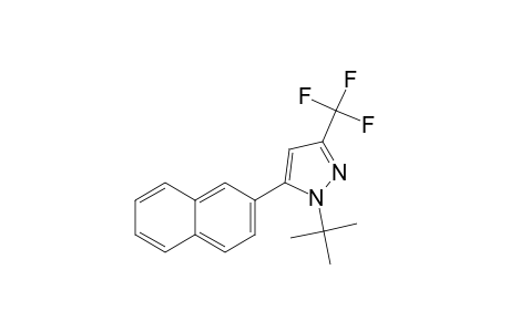 1-(1,1-DIMETHYLETHYL)-5-(NAPHTH-2-YL)-3-TRIFLUOROMETHYL-1H-PYRAZOLE