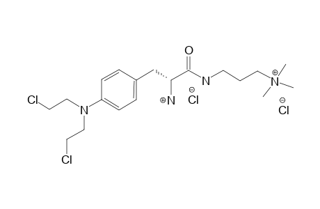 3-([4-[BIS-(2-CHLOROETHYL)-AMINO]-L-PHENYLALANYL]-AMINO)-PROPYL]-TRIMETHYL-AMMONIUM-CHLORIDE;HYDROCHLORIDE-FORM