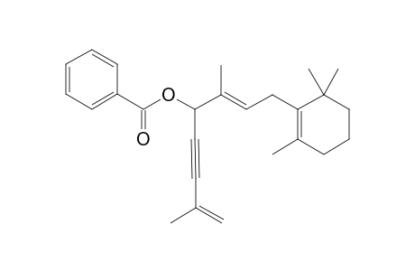 4-METHYL-1-[(1E)-1-METHYL-3-(2,6,6-TRIMETHYLCYCLOHEX-1-EN-1-YL)-PROP-1-EN-1-YL]-PENT-4-EN-2-YNYL-BENZOATE