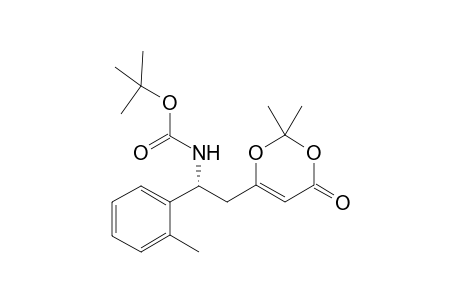 tert-Butyl (R)-(2-(2,2-dimethyl-4-oxo-4H-1,3-dioxin-6-yl)-1-(o-tolyl)ethyl)carbamate