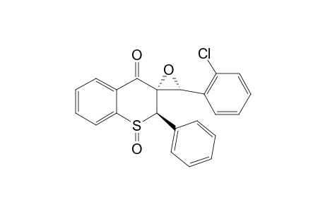 TRANS,TRANS-(+/-)-3'-(2-CHLOROPHENYL)-2-PHENYLSPIRO-[2H-1-BENZOTHIOPYRAN-3(4H),2'-OXIRAN]-4-ONE-1-OXIDE