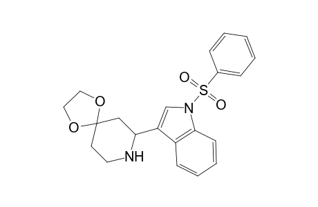 2-[1-(Phenylsulfonyl)-3-indolyl]-4-piperidone Ethylene Acetal