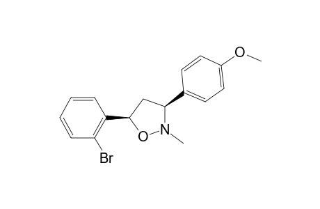 (3S*,5R*)-5-(2-Bromophenyl)-3-(4-methoxyphenyl)-2-methylisoxazolidine