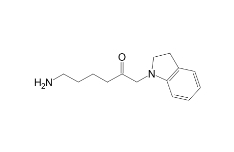 6-(2',3'-Dihydro-1'-indolyl)-5-oxohexyl-1-amine