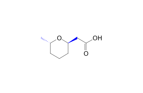 (+/-)-6-methyltetrahydro-2H-pyran-2-acetic acid